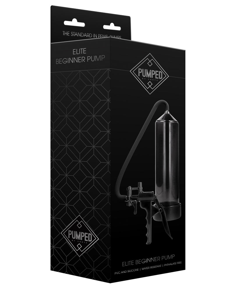 Load image into Gallery viewer, Shots Pumped Elite Beginner Pump - Black