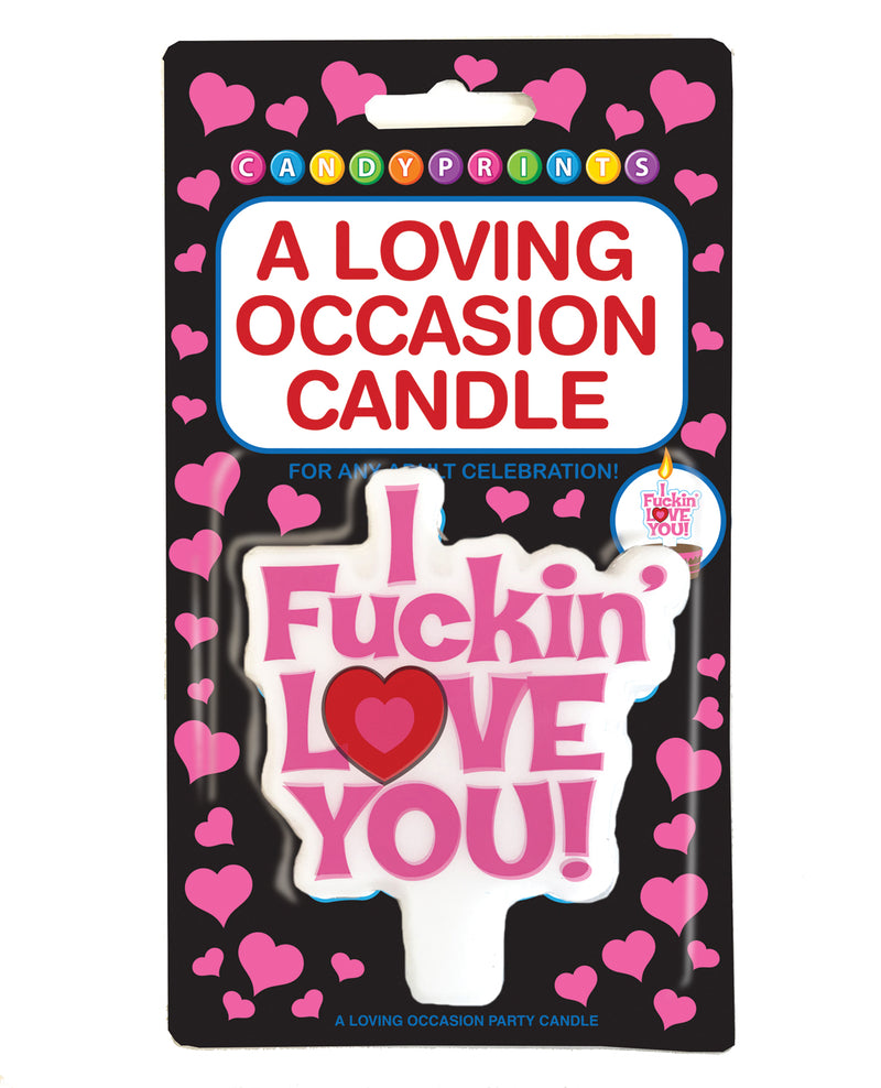 Cargue la imagen en el visor de la galería, A Loving Occasion Candle I Love You Sassy Romantic Gift