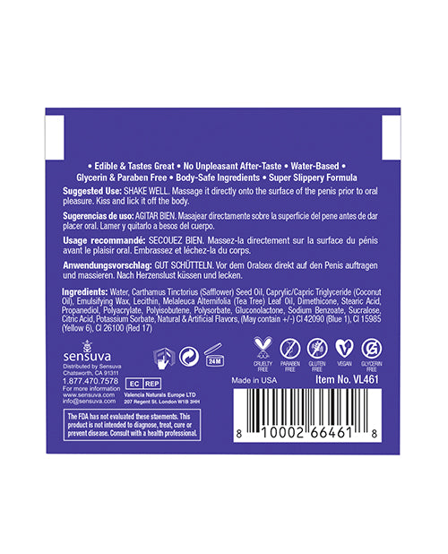 Carica l'immagine nel visualizzatore Galleria, Lic O Licious Oral Delight Cream - 6ml Packet Blueberry Muffin