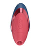 Cargue la imagen en el visor de la galería, Estimulador de clítoris compacto Womanizer Next Liberty con tecnología Pleasure Air 3D, azul y rojo