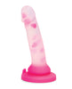 Load image into Gallery viewer, Together Heartfloat 6 Inch Seamless Silicone Textured Dildo Pink