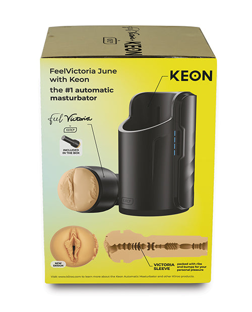 Load image into Gallery viewer, Kiiroo Keon Feel Stars Collection Stroker Combo Set Victoria June