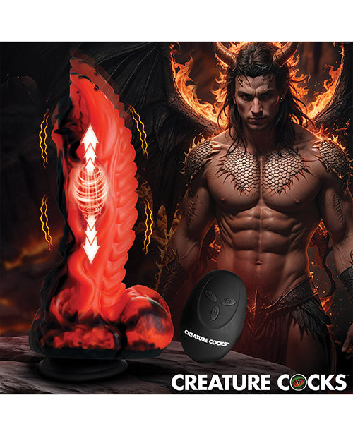 Load image into Gallery viewer, Creature Cocks Dragon Thrust Thrusting & Vibrating Silicone Dildo