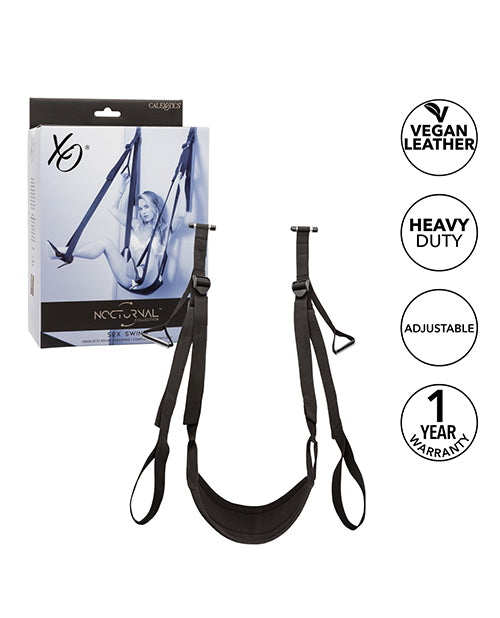 Încărcați imaginea în vizualizatorul Galerie, Nocturnal Collection Sex Swing - Black