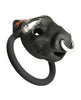 Charger l'image dans la visionneuse de la galerie, Master Series Bull Chastity Cage Black With Bull Head Cap And Four Graduated Rings For Adjustable Fit And Body Safe