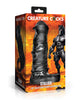 Load image into Gallery viewer, Creature Cocks Stallion 1.5" Silicone Penis Extension - Black/Silver - Extra Large