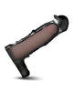 Load image into Gallery viewer, Creature Cocks Stallion 1.5" Silicone Penis Extension - Black/Silver - Extra Large