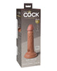 Load image into Gallery viewer, King Cock Elite 6" Dual Density Silicone Cock - Tan