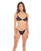 Încărcați imaginea în vizualizatorul Galerie, Sutien Rene Rofe Treasure Trove Peek a Boo & G-String Negru M/L