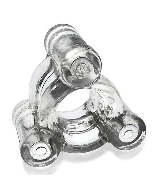Load image into Gallery viewer, Oxballs Buzz Squeeze Ballstretcher Vibe - Clear