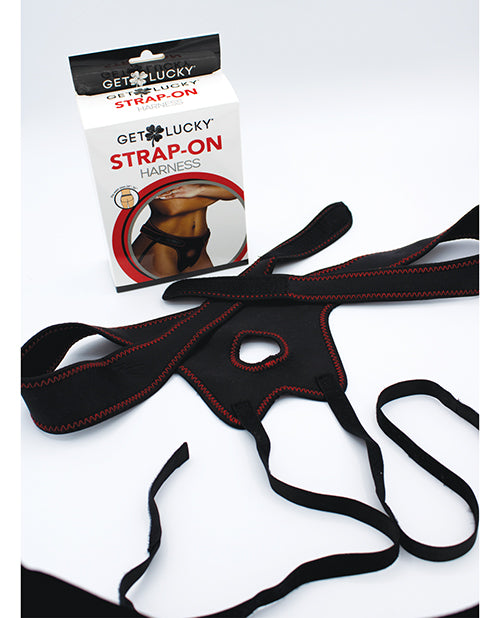 Charger l'image dans la visionneuse de la galerie, Get Lucky Strap On Harness - Black