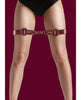 Încărcați imaginea în vizualizatorul Galerie, Shots Ouch Halo Thigh Cuffs - Burgundy