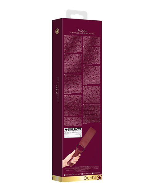 Load image into Gallery viewer, Shots Ouch Halo Paddle - Burgundy