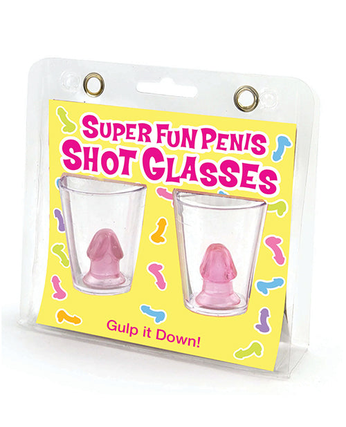 Cargue la imagen en el visor de la galería, Super Fun Penis Shot Glasses - Set of 2