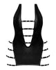 Ladda bilden i Galleri Viewer, Lust Portia Mini Dress w/Plush Elastic Strapping Black L/XL