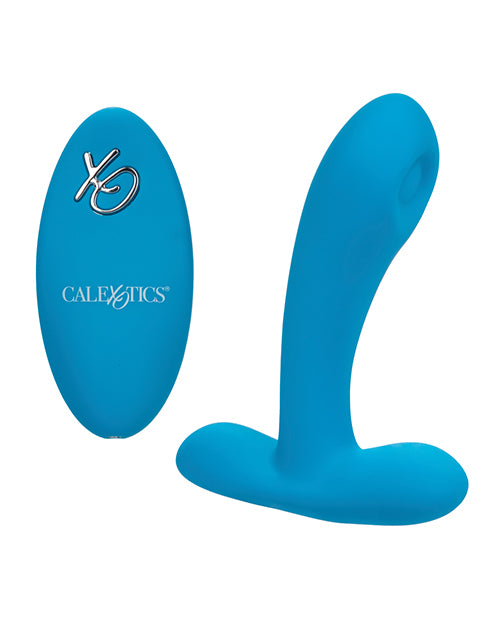 Indlæs billede i gallerifremviser, Silicone Pulsing Pleaser w/Remote - Blue