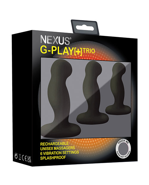 Indlæs billede i gallerifremviser, Nexus G Play Trio Rechargeable Massagers - Black