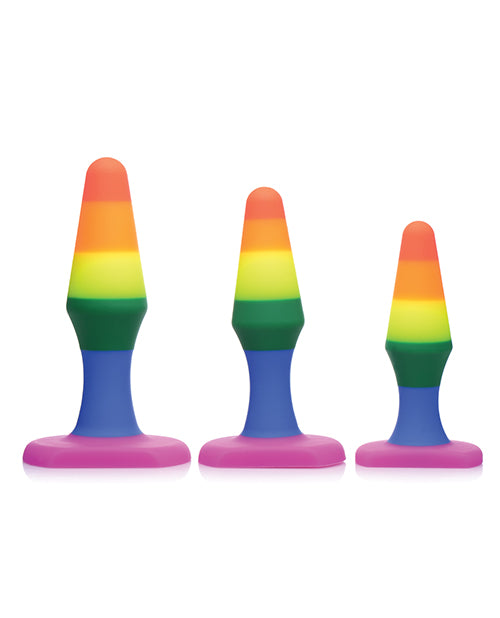 Załaduj obraz do przeglądarki galerii, Frisky Rainbow Silicone Anal Trainer Set