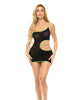 Încărcați imaginea în vizualizatorul Galerie, Pink Lipstick All You Need Cut Out Dress Black O/S
