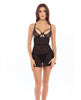 Charger l'image dans la visionneuse de la galerie, Rene Rofe New in Town Chemise & G-String Black S/M