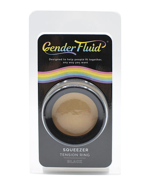 Charger l'image dans la visionneuse de la galerie, Gender Fluid Squeezer Tension Ring - Black