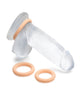 Cargue la imagen en el visor de la galería, Curve Toys Jock Silicone Cock Ring Set of 3 - Light