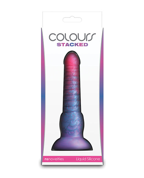 Load image into Gallery viewer, Colours Stacked 6" Dildo - Pink/Blue