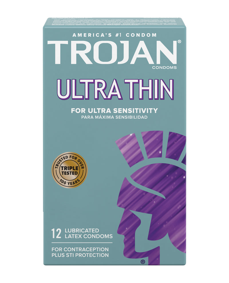 Încărcați imaginea în vizualizatorul Galerie, Prezervative Trojan Ultra Subțiri - Cutie cu 12