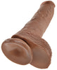 Bild in den Galerie-Viewer laden, King Cock 10" Schwanz mit Hoden - Braun
