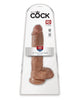 Bild in den Galerie-Viewer laden, King Cock 10" Schwanz mit Hoden - Braun