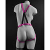 Charger l'image dans la visionneuse de la galerie, Dillio 7" Strap-On Suspender Harness Set - Pink