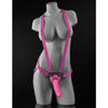 Charger l'image dans la visionneuse de la galerie, Dillio 7" Strap-On Suspender Harness Set - Pink