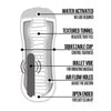 Load image into Gallery viewer, Shower Stroker Vibrating Pussy - Clear