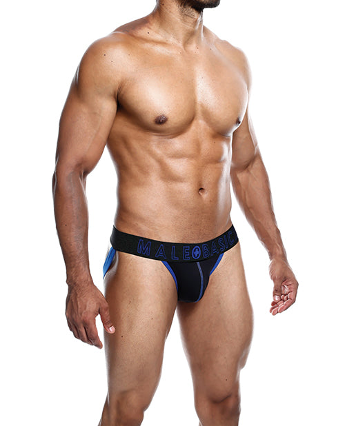 Afbeelding laden in Galerijviewer, Male Basics Neon Jockstrap Royal SM