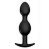 Cargue la imagen en el visor de la galería, Pretty Love 4.05" Silicone Anal Plug w/Ball - Black