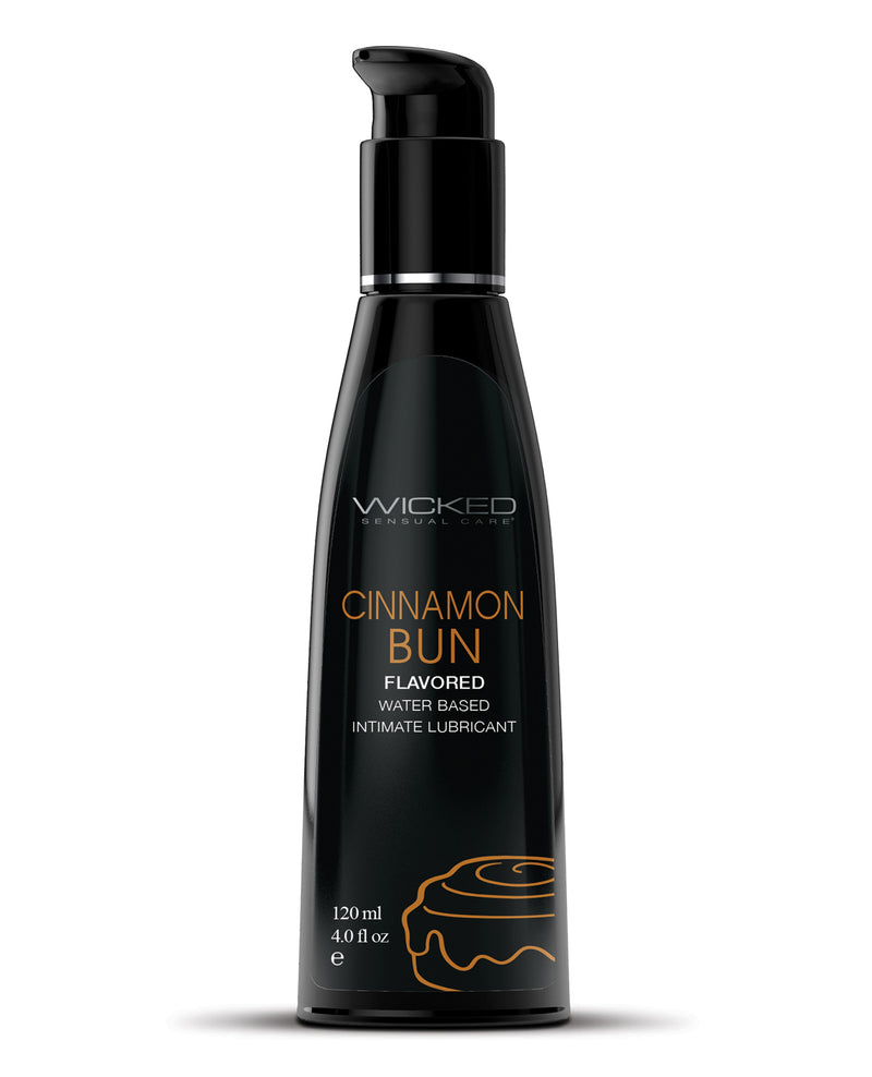 Cargue la imagen en el visor de la galería, Lubricante a base de agua Wicked Sensual Care Aqua - 4 oz Panecillo de canela