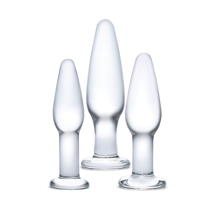 Ladda bilden i Galleri Viewer, Glas 3-delars glas anal träningskit
