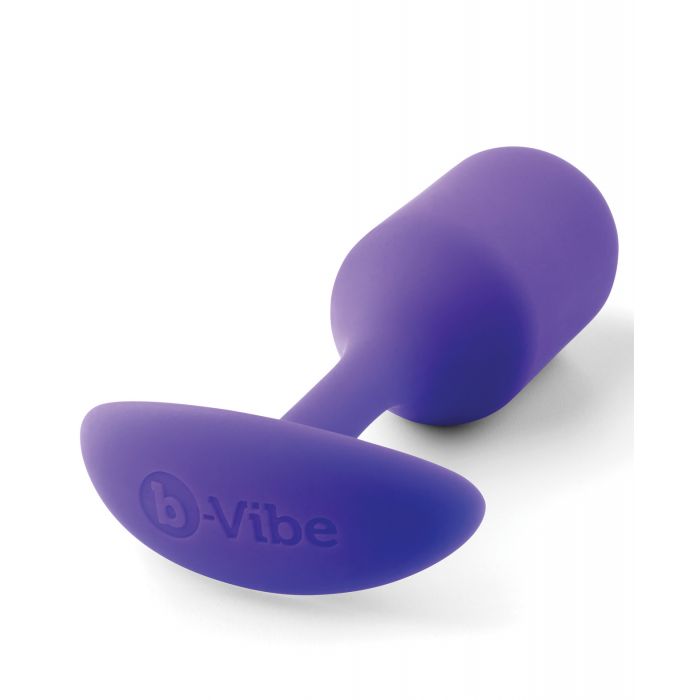 Bild in den Galerie-Viewer laden, b-Vibe Weighted Snug Plug 2 - 114 g Purple