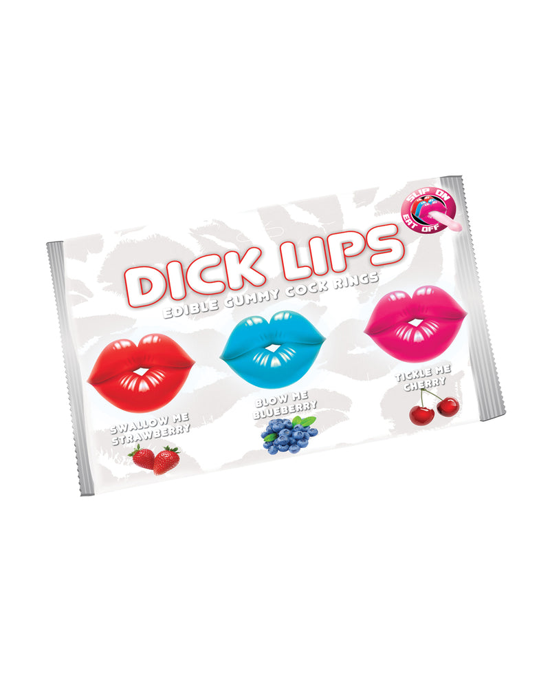 Carregar imagem no visualizador da Galeria, Anéis Penianos Comestíveis de Gelatina Dicklips - Pacote com 3 Sabores Sortidos