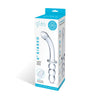 Load image into Gallery viewer, Glas 8" Ribbed G-Spot Glass Dildo