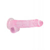 Load image into Gallery viewer, Shots RealRock Realistic Crystal Clear 8" Dildo w/Balls - Pink