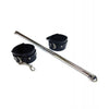 Indlæs billede i gallerifremviser, Rouge Leather Leg Spreader Bar w/Black Cuffs
