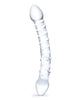 Lataa kuva gallerian katseluohjelmaan, Glas Double Trouble lasidildo - kirkas