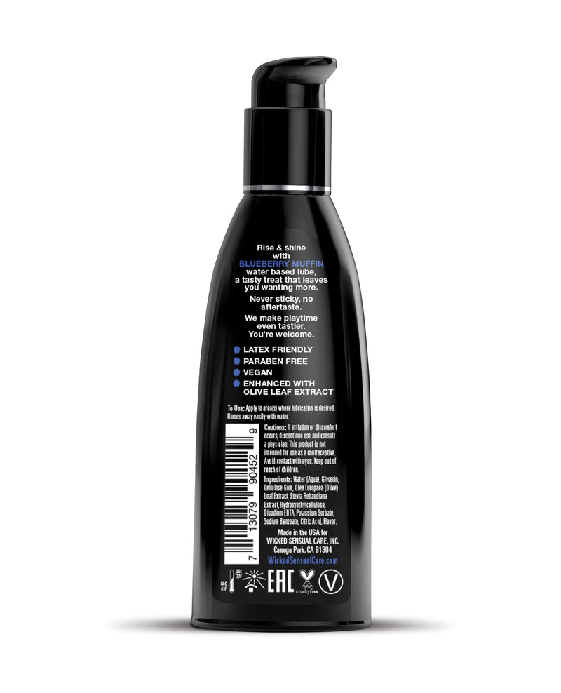 Load image into Gallery viewer, Wicked Sensual Care Water Based Lubricant - 2 oz Blueberry Muffin