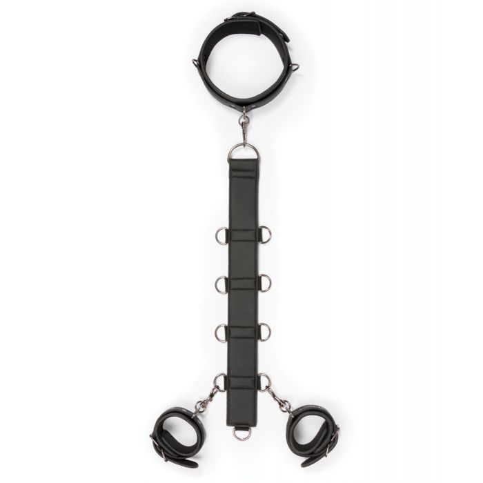 Load image into Gallery viewer, Easy Toys Neck To Wrist Restraint Set - Black