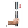 Load image into Gallery viewer, Shots Ouch Dance Pole - Silver