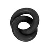 Load image into Gallery viewer, Hunky Junk Duo Linked Cock And Ball Rings Tar Plus Silicone Blend