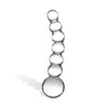 Load image into Gallery viewer, Glas 5" Curved Glass Beaded Dildo