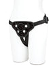 Charger l'image dans la visionneuse de la galerie, Lux Fetish Diamond Velvet Strap-on Corset - Black