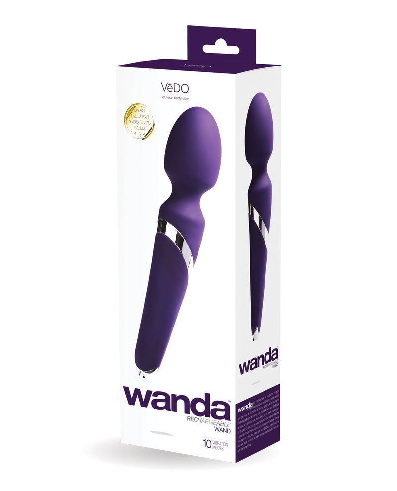 Load image into Gallery viewer, VeDO Wanda Rechargeable Wand - Deep Purple